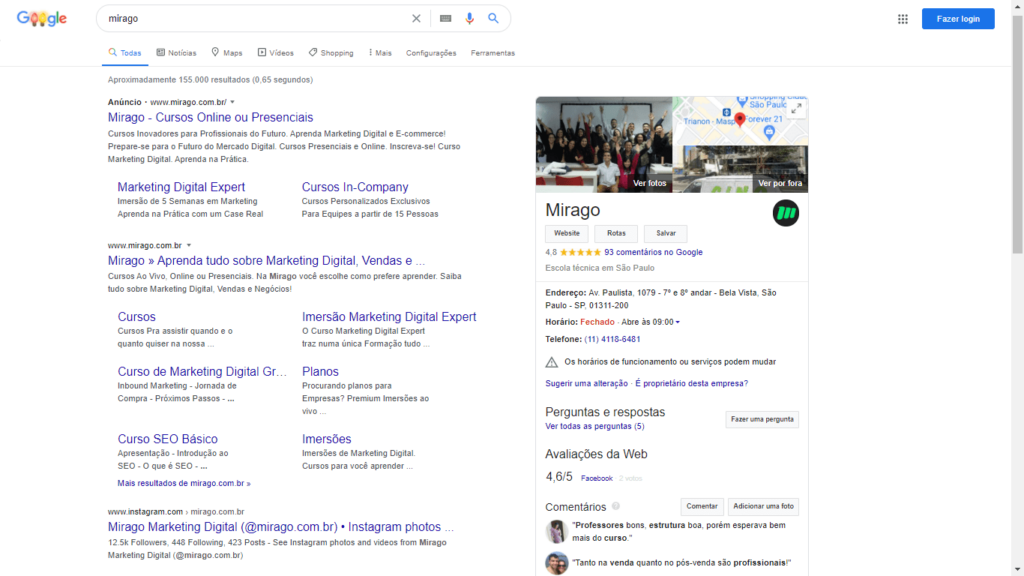 Meus clientes me qualificam no Google e deixam o comentário mas não mostra  - Comunidade Perfil da empresa no Google