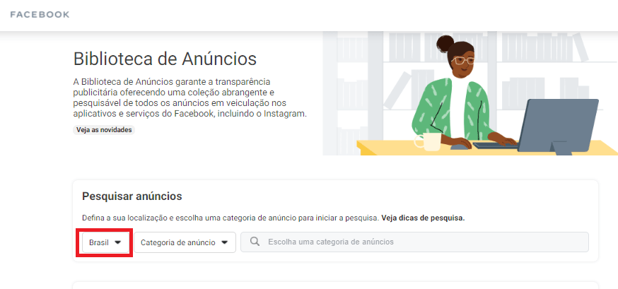 selecione o país