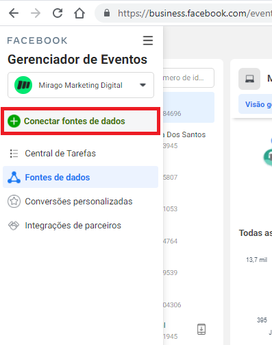 conectar fontes de dados
