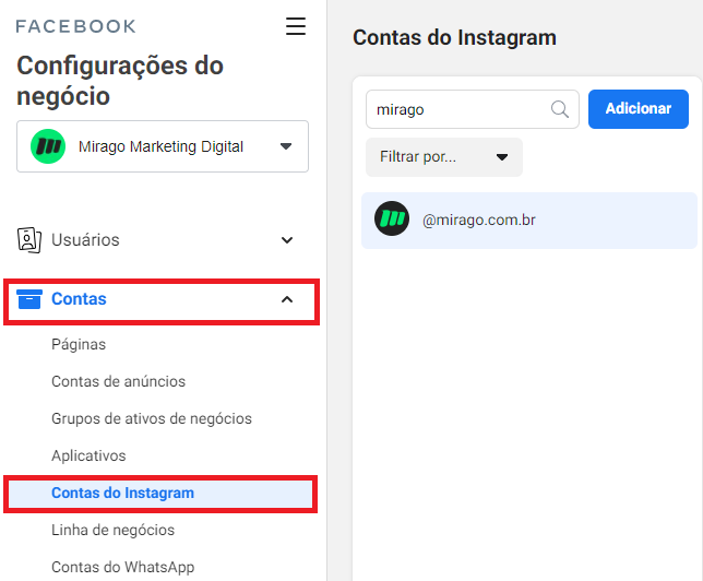 Como criar uma conta no Gerenciador de negócios do facebook?