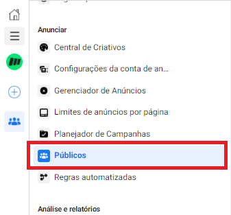 guia públicos facebook