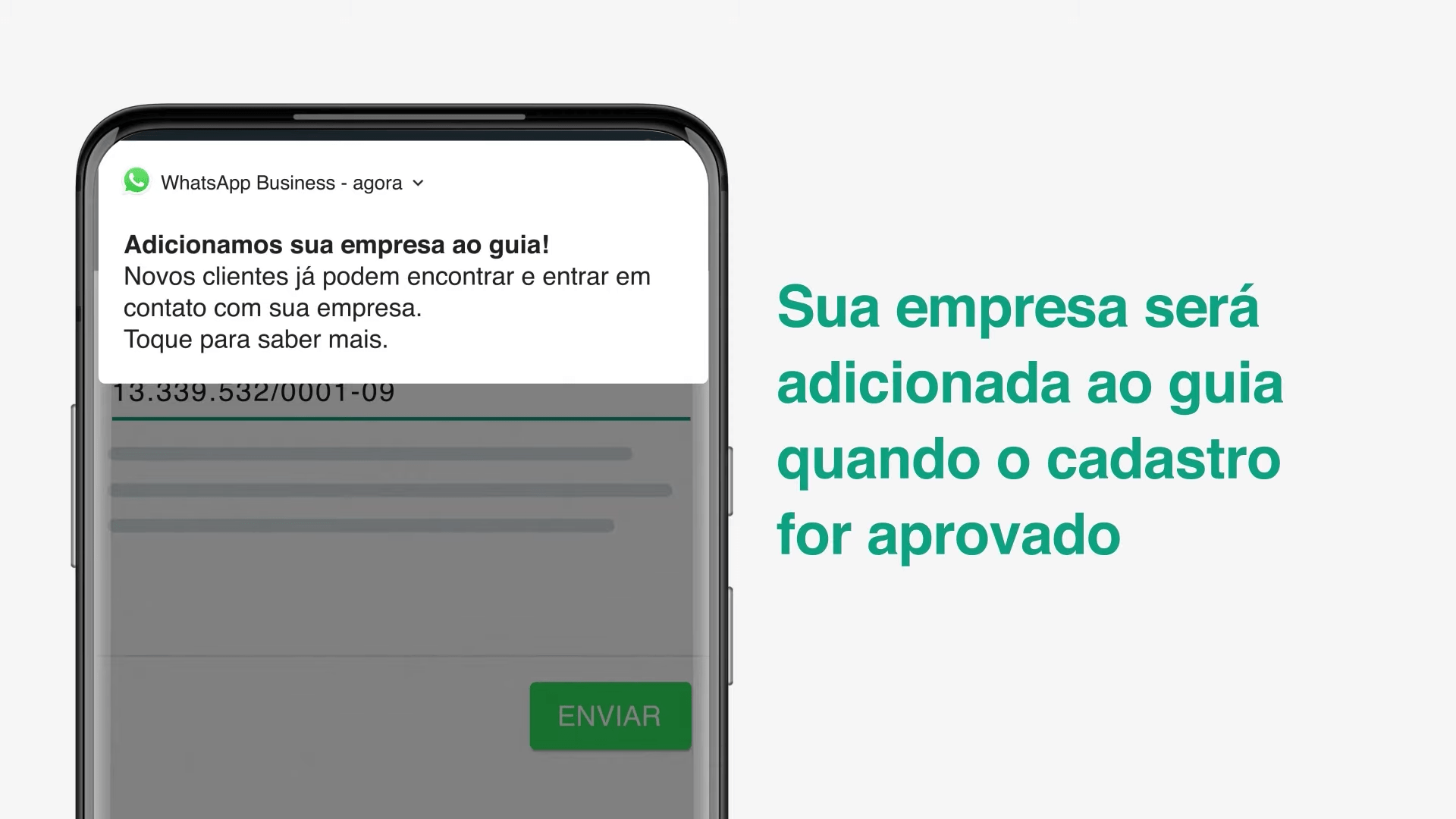 Cadastro Aprovado no Guia de Negócios do WhatsApp
