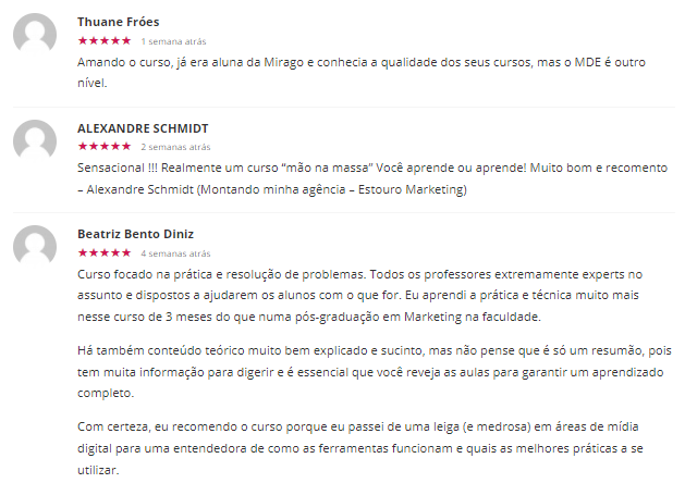 depoimentos imersão marketing digital expert
