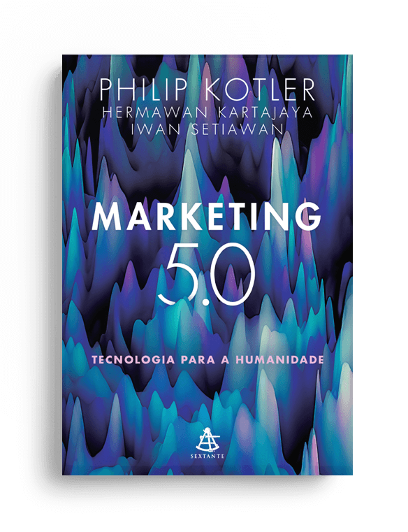 Capa do Livro Marketing 5.0 de Philip Kotler, Hermawan Kartajaya e Iwan Setiawan