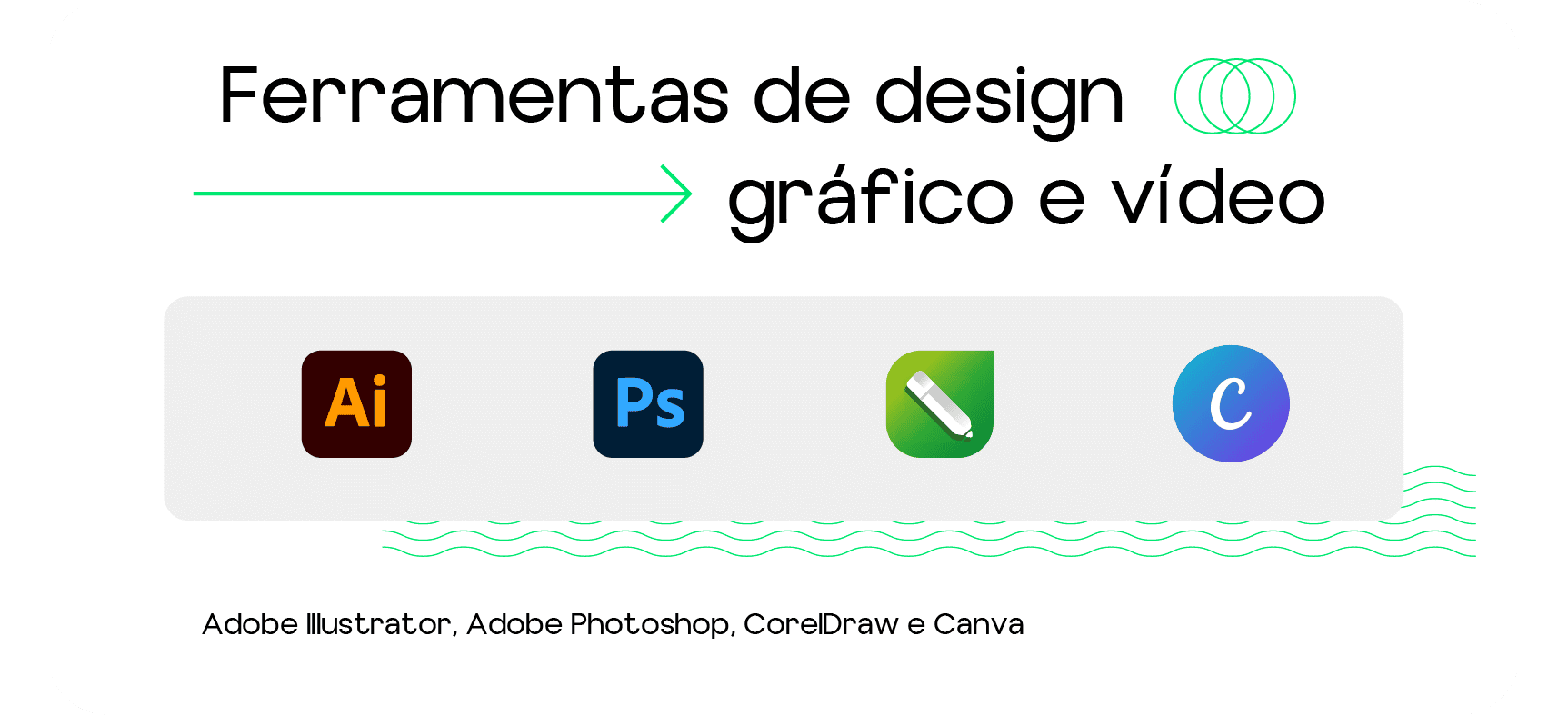 ferramentas de design gráfico e vídeo
